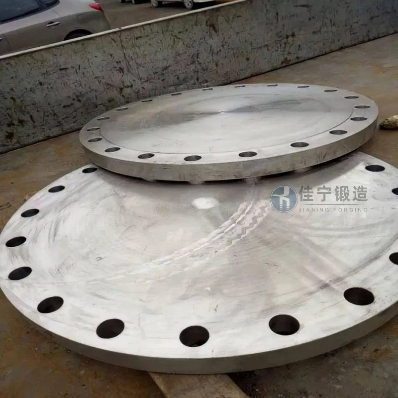 青海玉树石油法兰盘饼锻件案例
